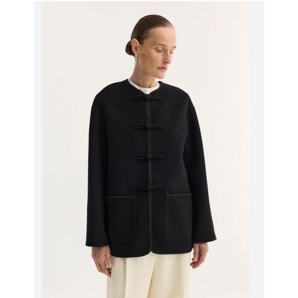Rohe Double-Faced Wool Mandarin Jacket - image 1